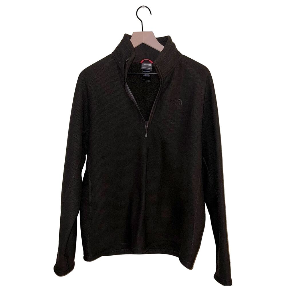 THE NORTH FACE ribbed pullover quarter zip M